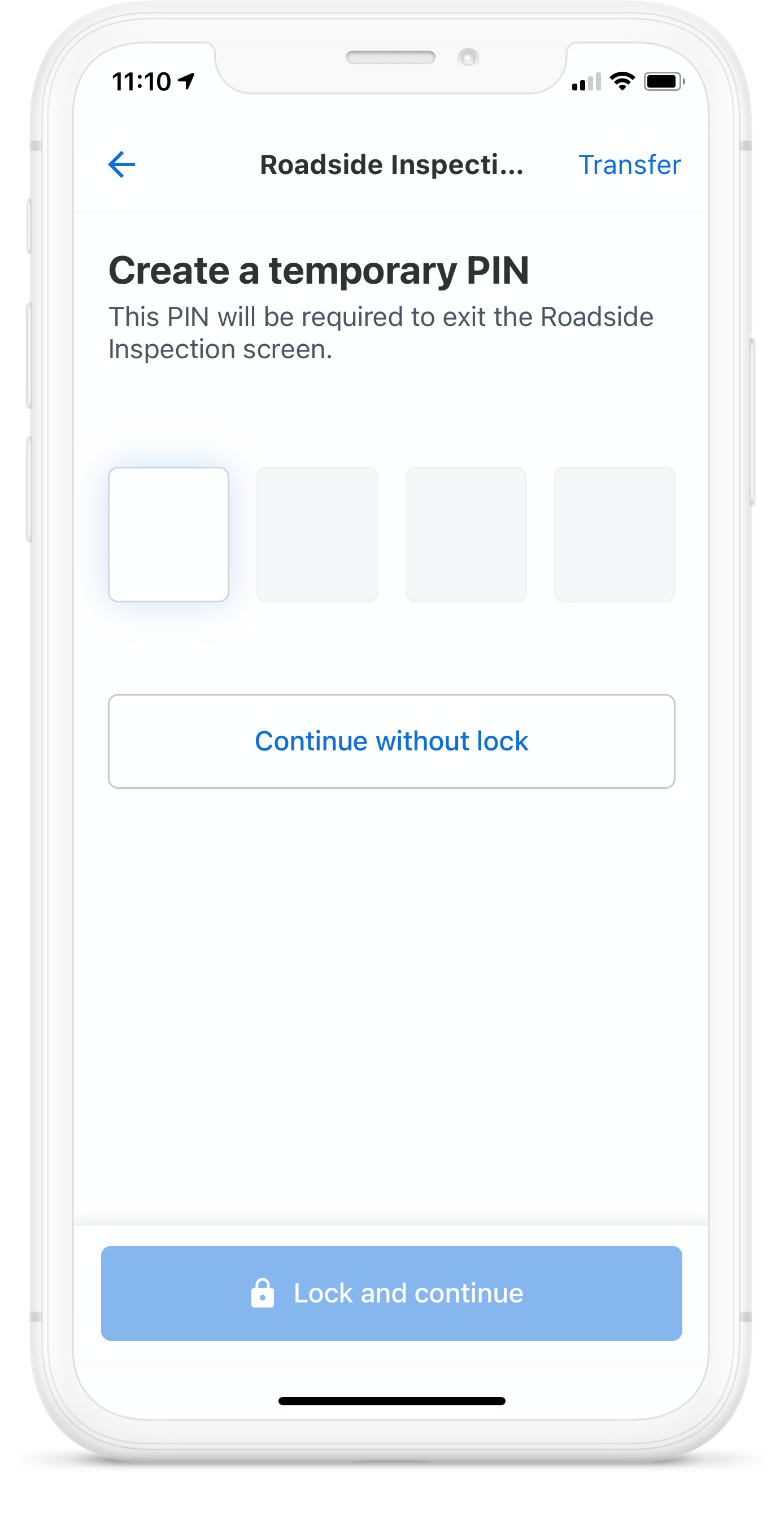 driver-app-roadside-inspection-pin-dont-lock.png